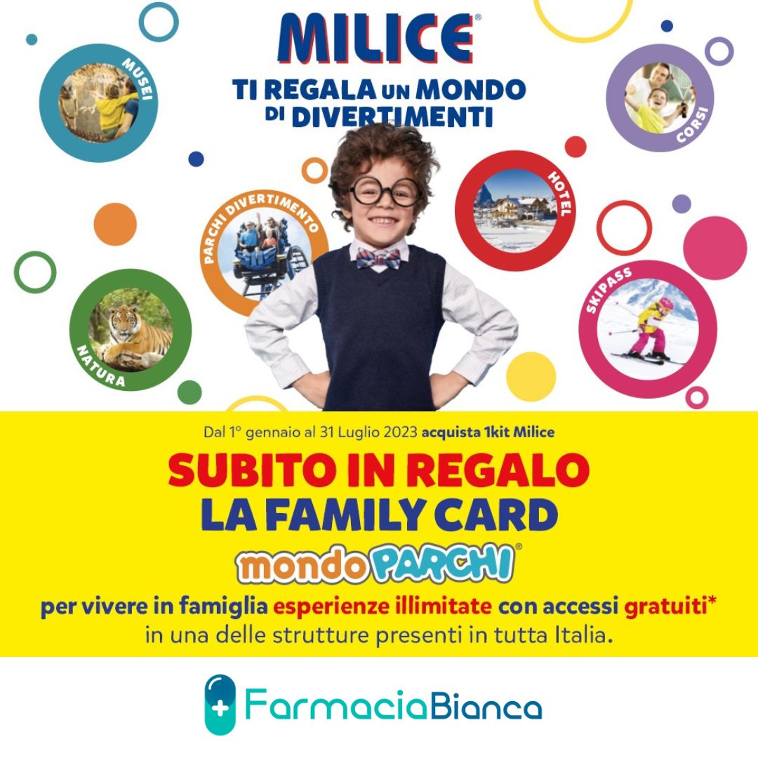 Mondo Parchi FAMILY CARD in REGALO