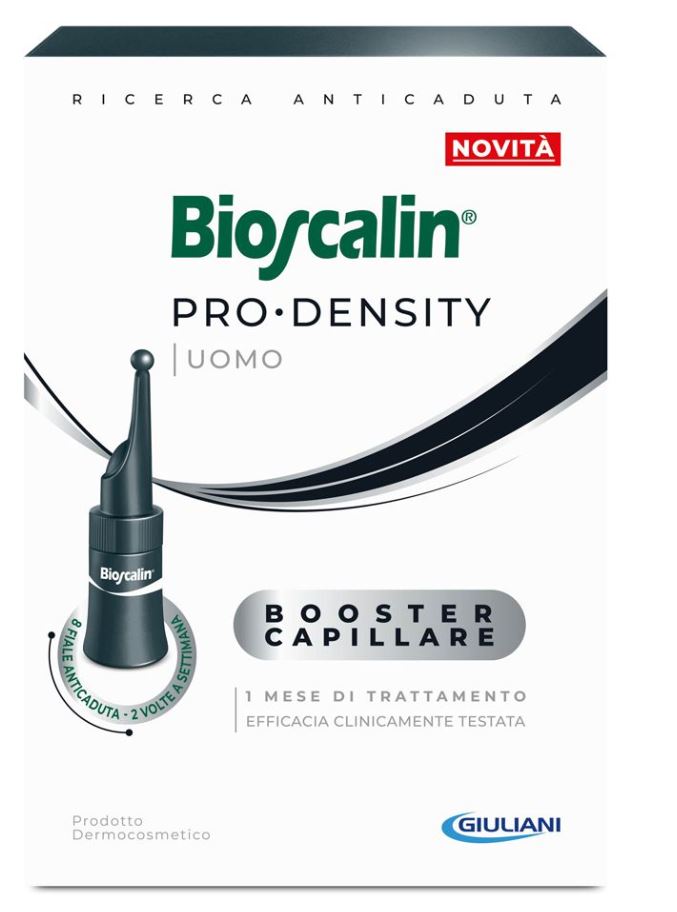 BIOSCALIN PRO DENSITY UOMO BOOSTER CAPILLARE 8 FIALE X 2,5ML - farmaciabianca.it