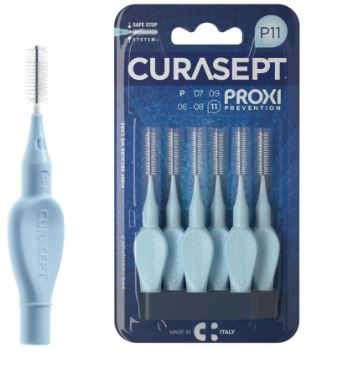 CURASEPT PROXI P11 AZZURRO/LIGHT BLUE 6 PEZZI - farmaciabianca.it