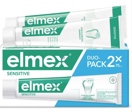 ELMEX SENSITIVE DENTIFRICIO BITUBO 2X75 ML - farmaciabianca.it