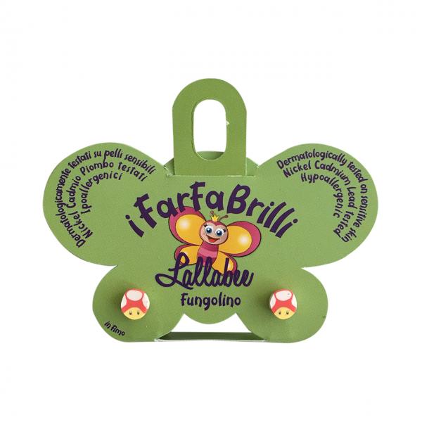 LALLABEE ORECCHINI BAMBINA FYMO FUNGOLINO - farmaciabianca.it