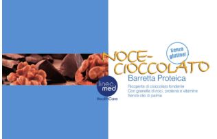 LINEAMED BARRETTA PROTEICA NOCE-CIOCCOLATO 50 G - farmaciabianca.it