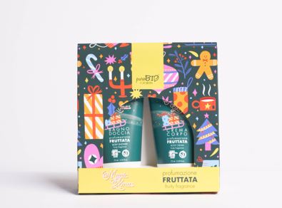 PUROBIO FOR SKIN KIT CREMA CORPO E BAGNO DOCCIA75 ML FRAGRANZA FRUTTATA - farmaciabianca.it