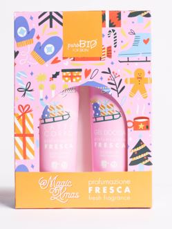 PUROBIO FOR SKIN KIT GEL DOCCIA E LATTE CORPO DA 150 ML FRAGRANZA FRESCA - farmaciabianca.it