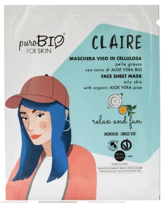 PUROBIO FS CLAIRE MASCHERA 18 15 ML RELAX AND FUN - farmaciabianca.it