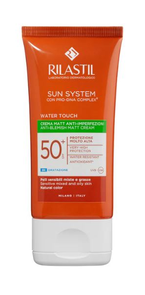 RILASTIL SUN SPF50+ WATER MATT COLOR 50 ML - farmaciabianca.it