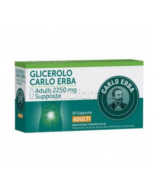GLICEROLO*AD 18SUPP 2250MG - farmaciabianca.it