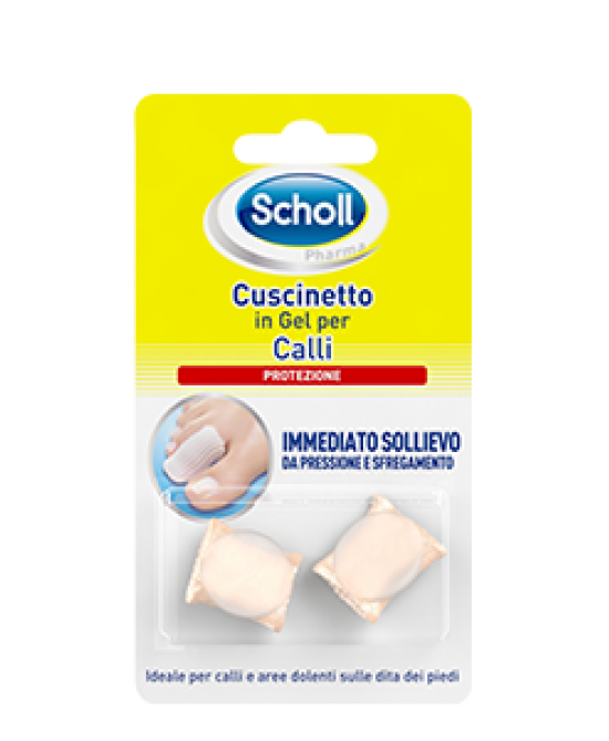 CUSCINETTI PROTETTIVI PER PIEDI CALLI SCHOLL GELACTIV 2 PEZZI - farmaciabianca.it