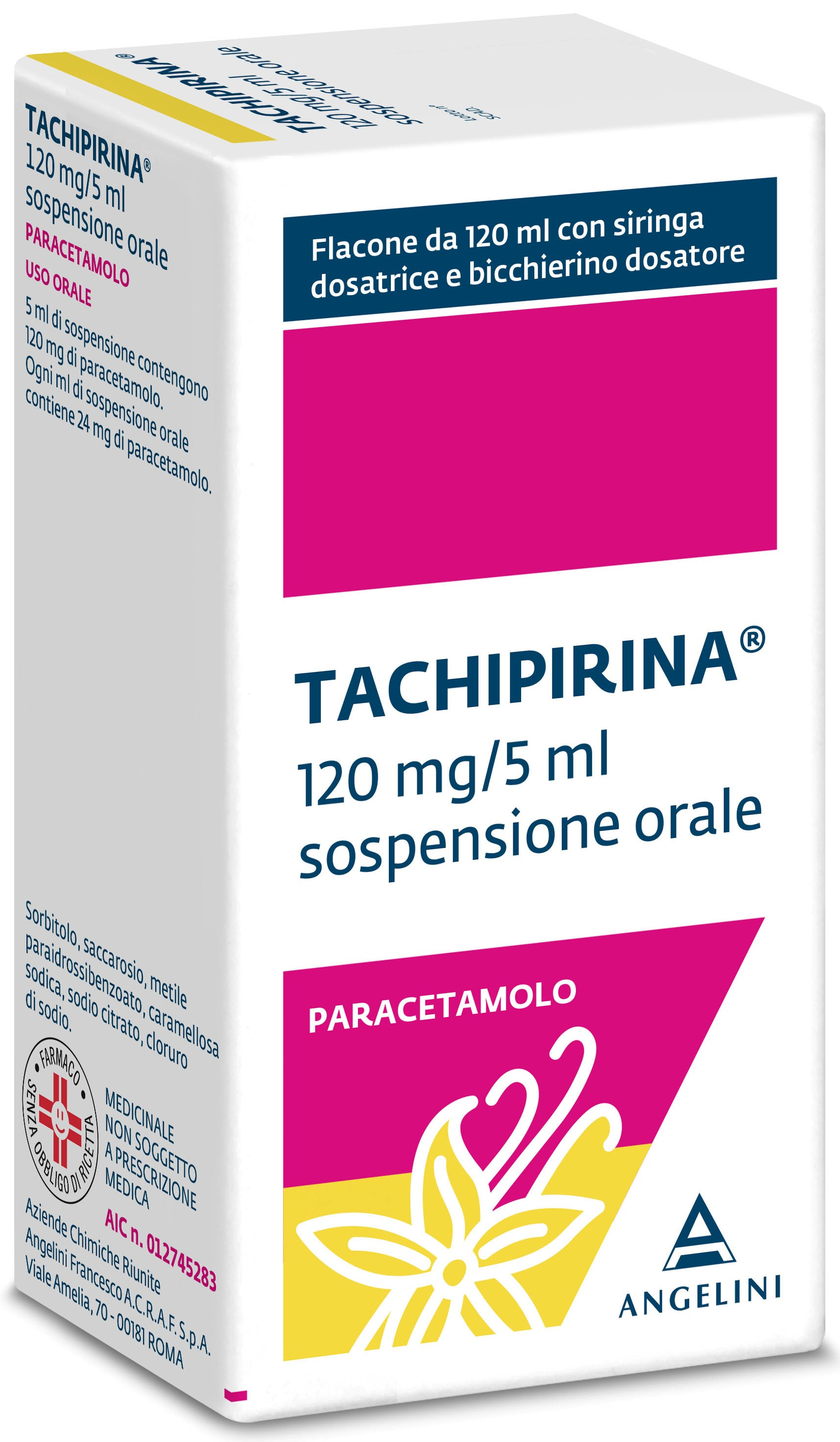 TACHIPIRINA*SOSP 120ML VAN/CAR - farmaciabianca.it