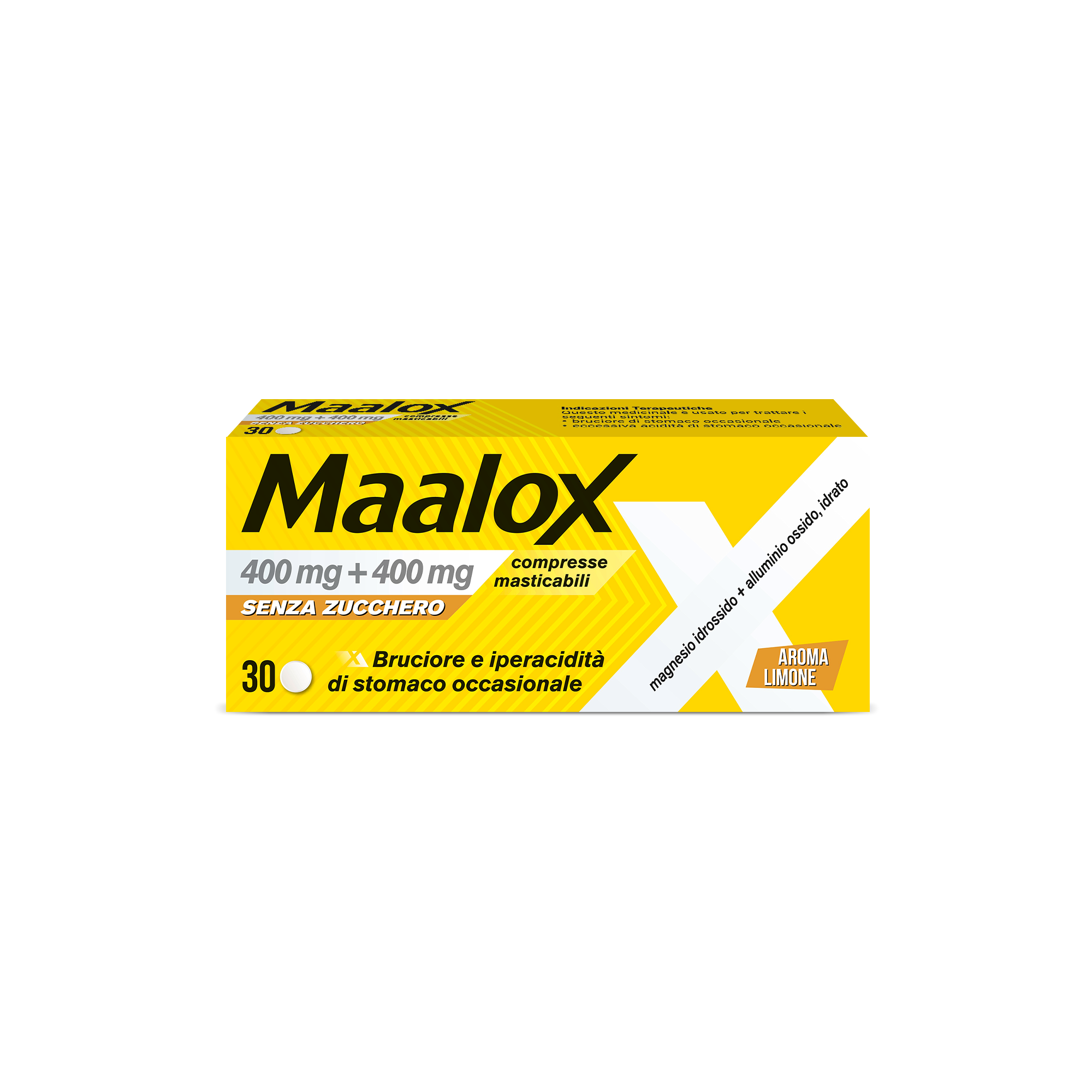 MAALOX*S/Z 30CPR LIMO400+400MG - farmaciabianca.it