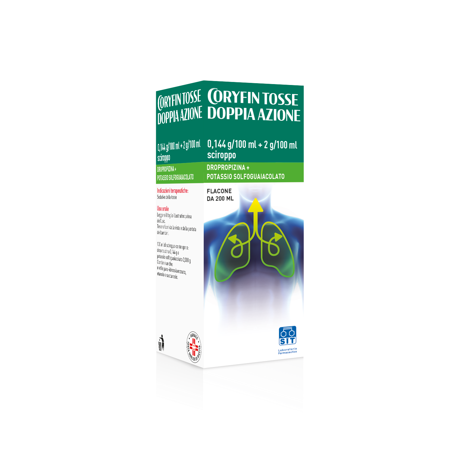 CORYFIN TOSSE DOPPIA AZ*200ML - farmaciabianca.it
