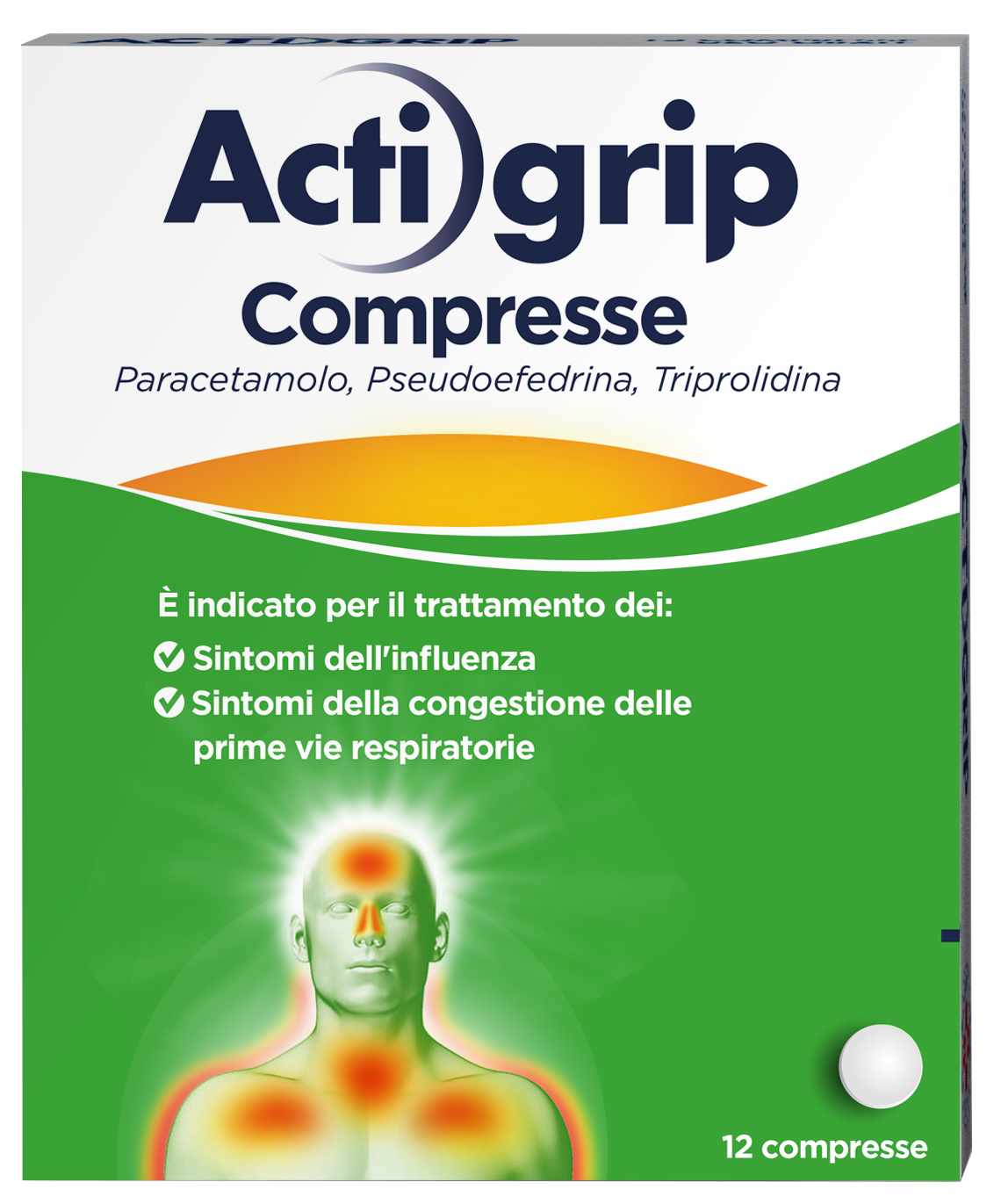 ACTIGRIP*12CPR 2,5+60+500MG - farmaciabianca.it