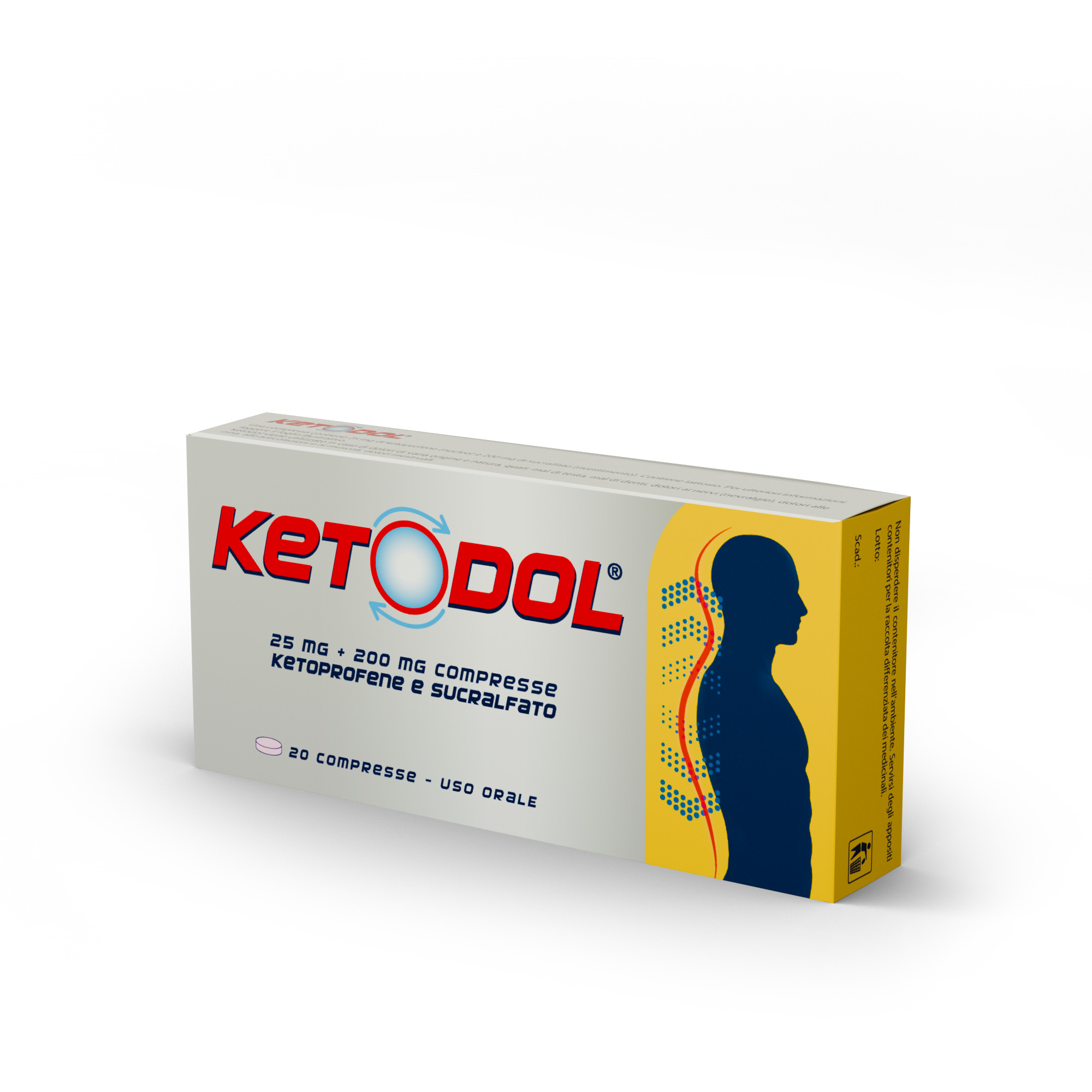 KETODOL*20CPR 25MG+200MG - farmaciabianca.it