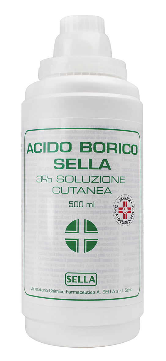 ACIDO BORICO SELLA*3% 500ML - farmaciabianca.it