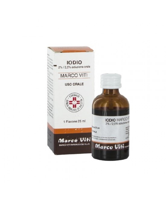 IODIO OS SOLUZ MV*25ML 2%+2,5% - farmaciabianca.it
