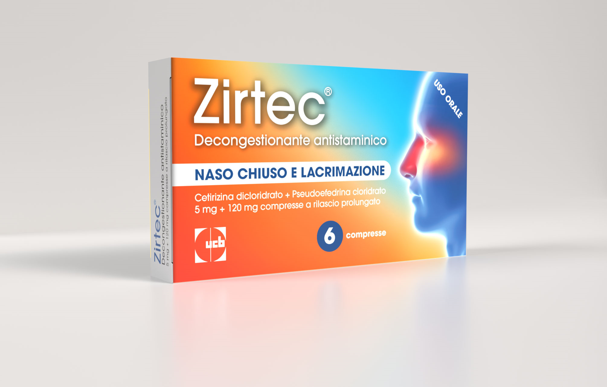 ZIRTEC DECONG ANT*6CPR 5+120MG - farmaciabianca.it