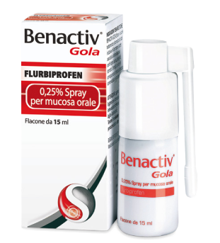BENACTIV GOLA*SPRAY 15ML 0,25% - farmaciabianca.it