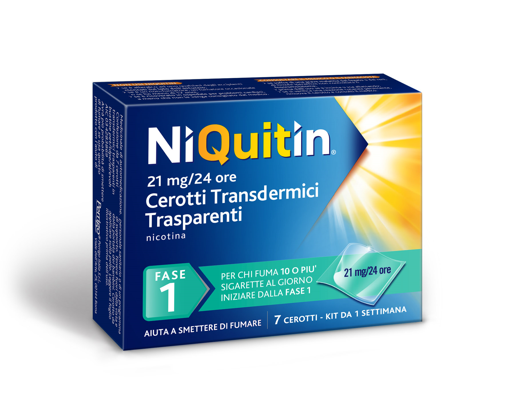 NIQUITIN*7CER TRANSD 21MG/24H - farmaciabianca.it