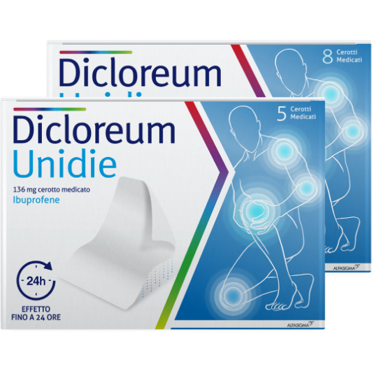 DICLOREUM UNIDIE*5CER 136MG24H - farmaciabianca.it