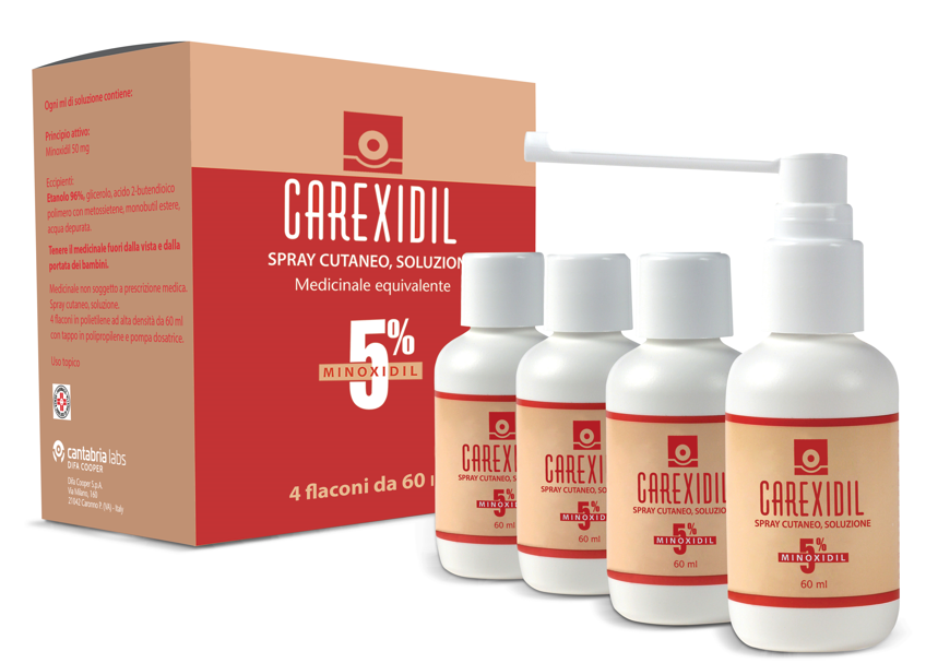 CAREXIDIL*4FL SOLUZ CUT 60ML5% - farmaciabianca.it
