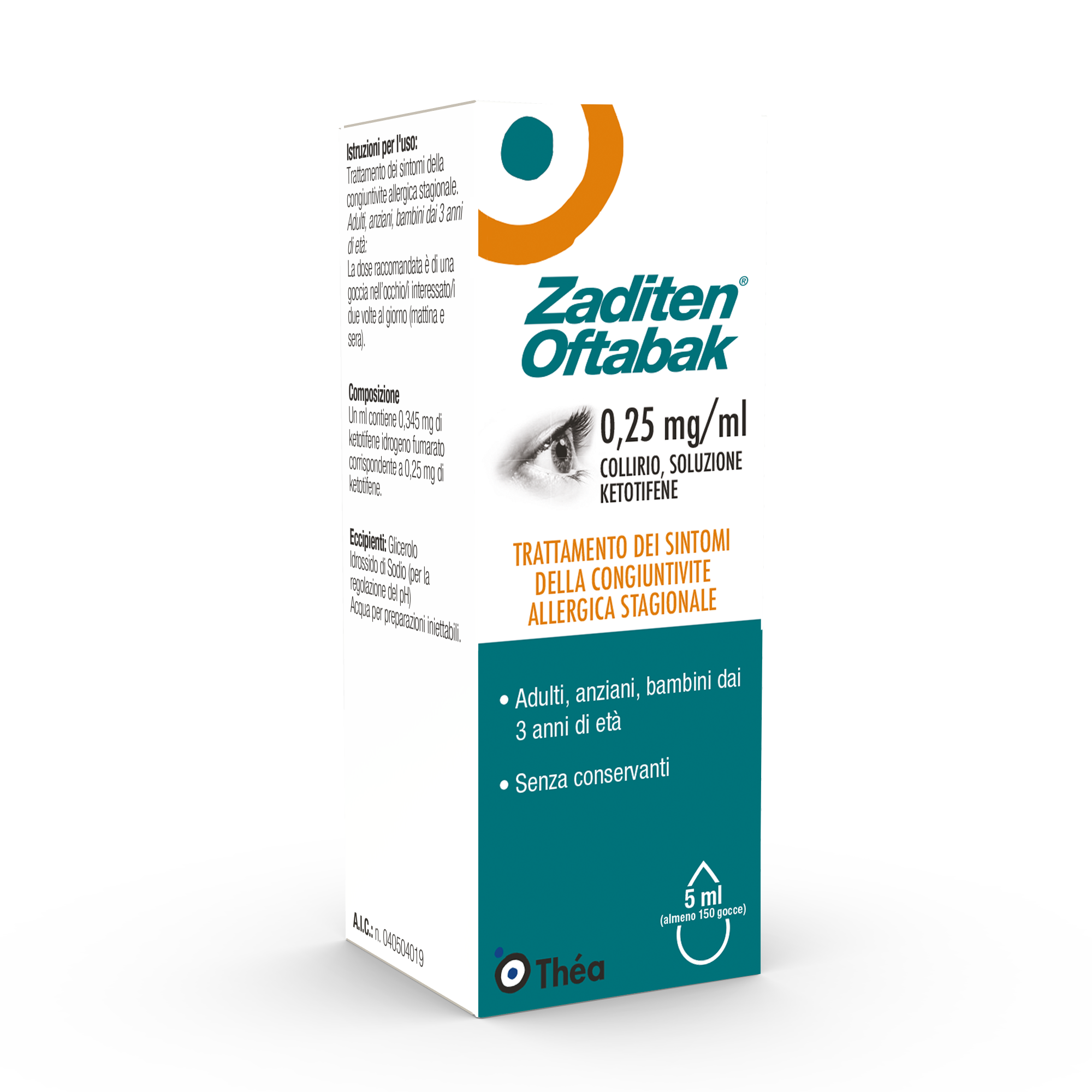 ZADITEN OFTABAK*COLLIRIO FL5ML - farmaciabianca.it
