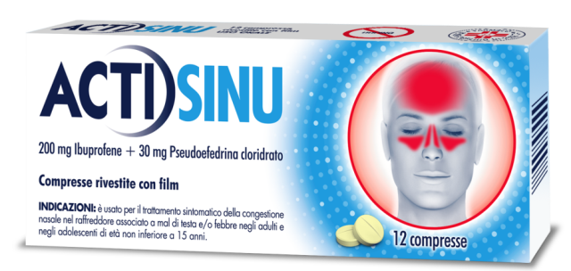 ACTISINU*12CPR 200MG+30MG - farmaciabianca.it