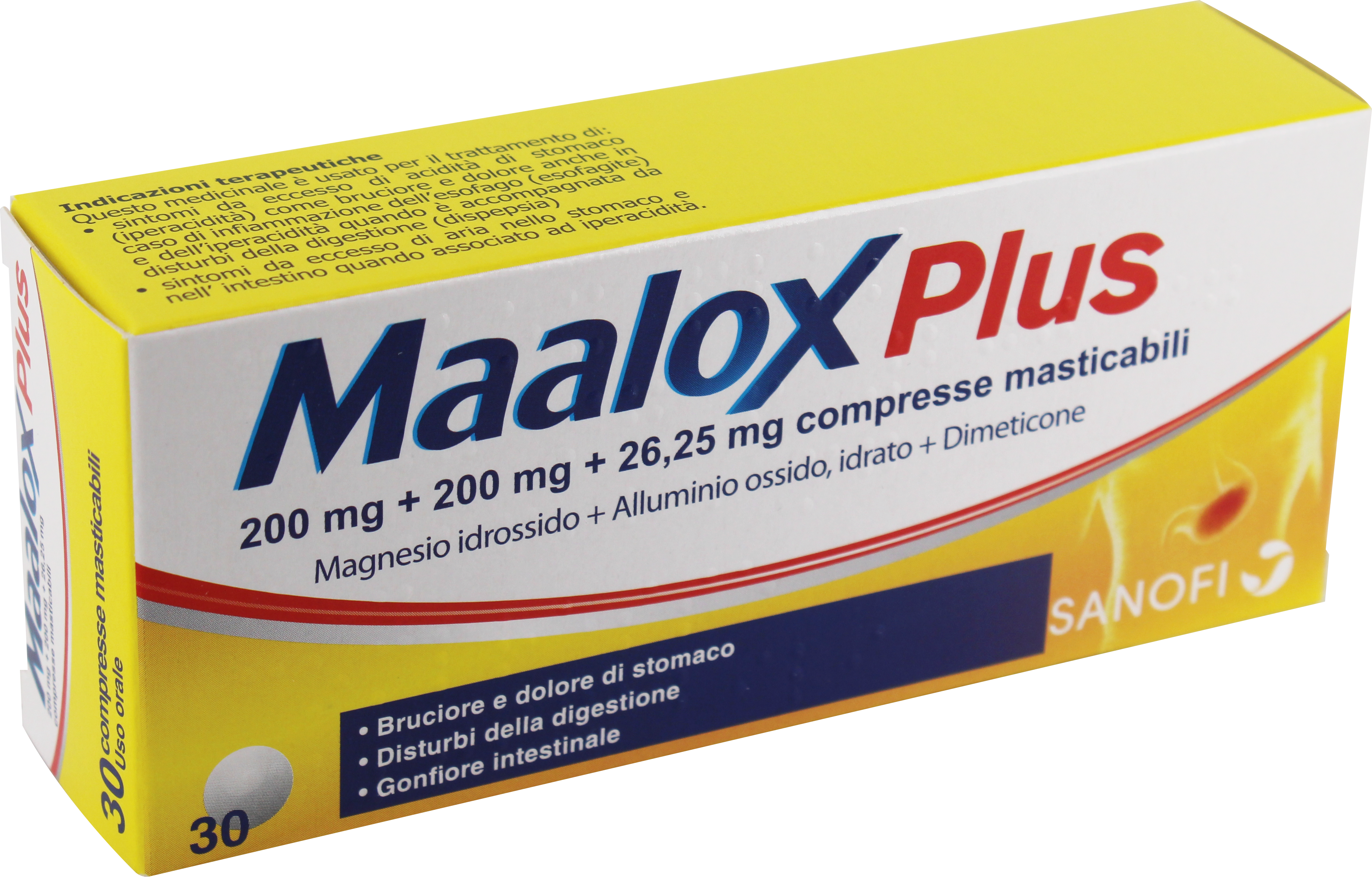 MAALOX PLUS*30CPR MAST - farmaciabianca.it