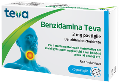 BENZIDAMINA TEVA*20PASTL 3MG - farmaciabianca.it