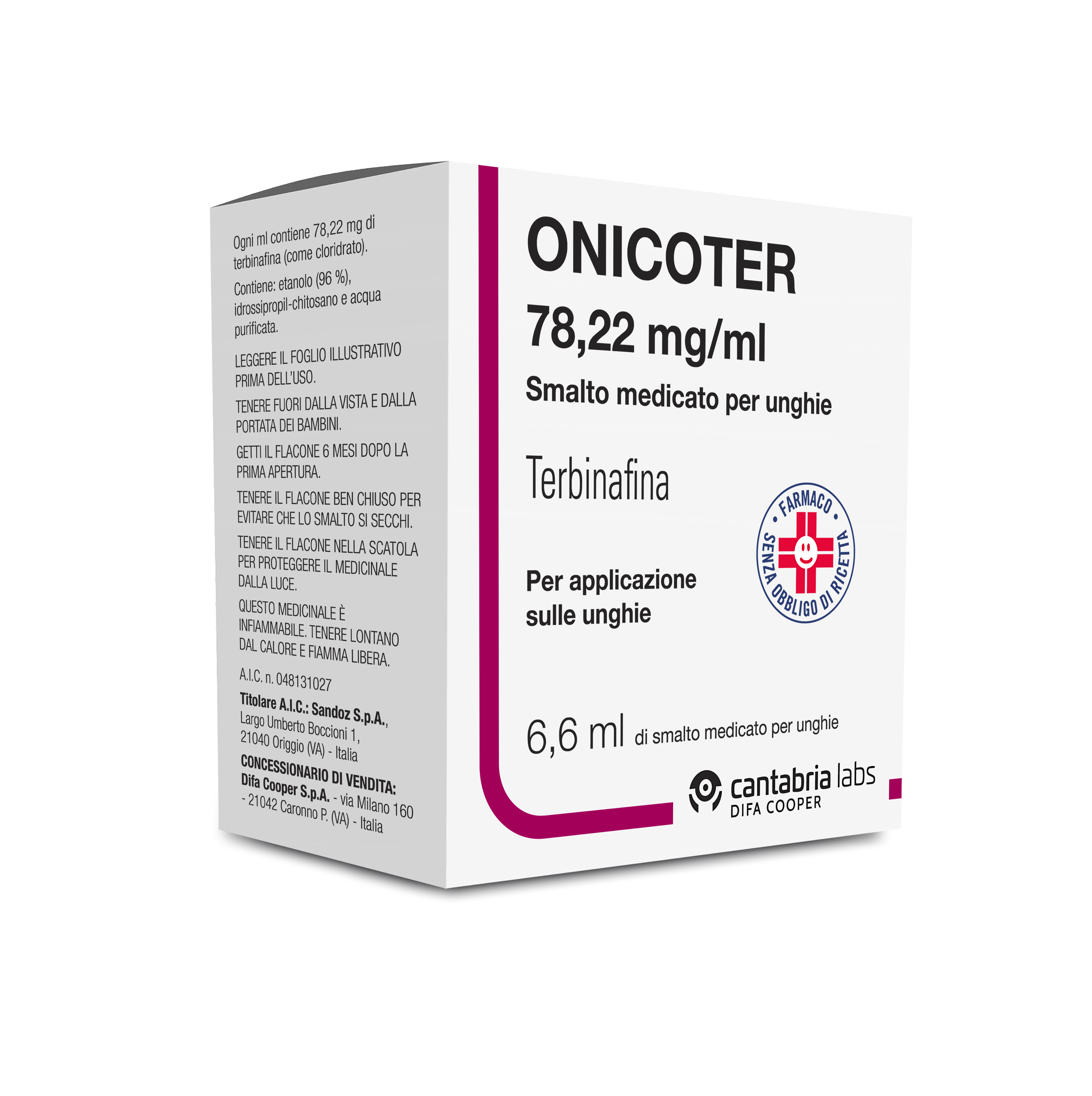 ONICOTER*SMALTO MED 1FL 6,6ML - farmaciabianca.it