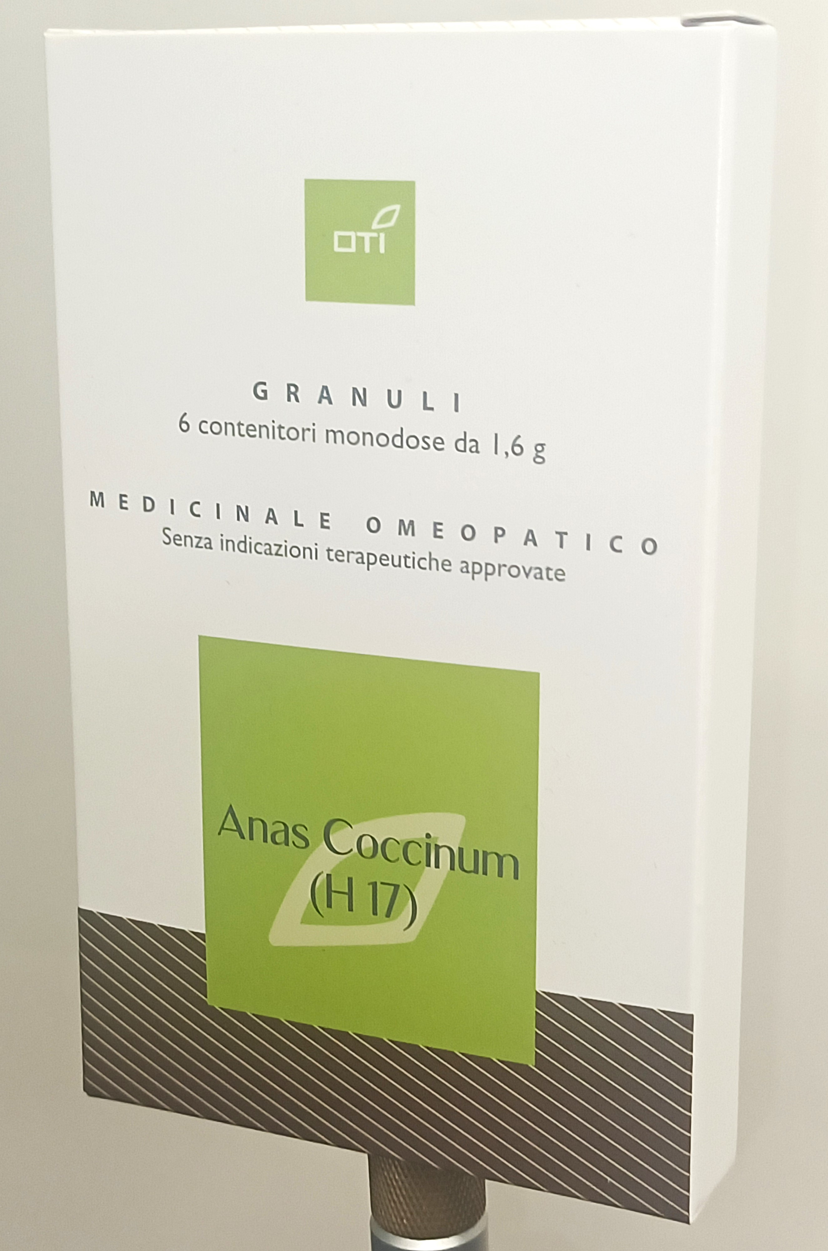 ANAS COCCINUM H17*6 MONOD 1,6G - farmaciabianca.it