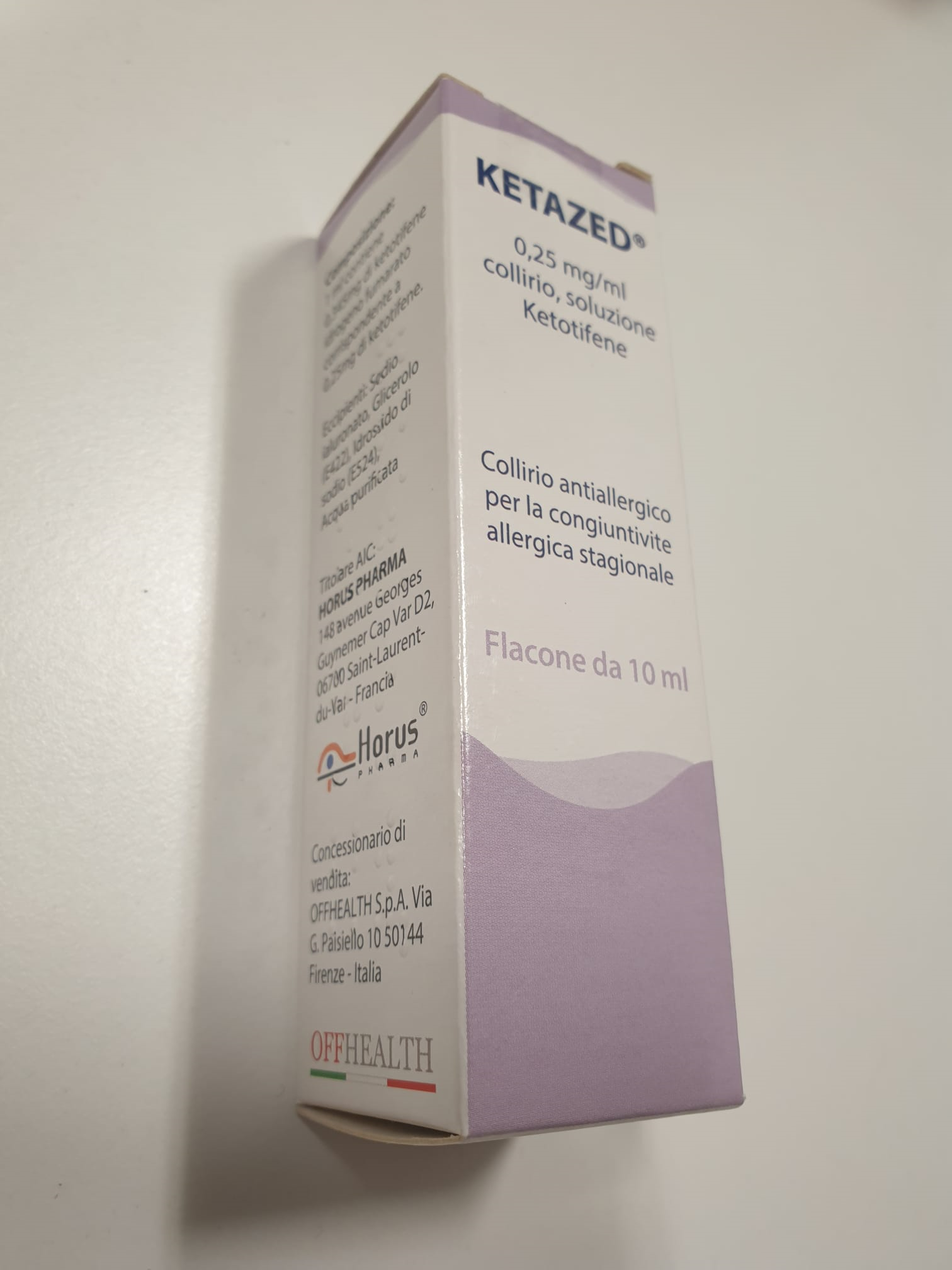 KETAZED*COLL 1FL 10ML0,25MG/ML - farmaciabianca.it