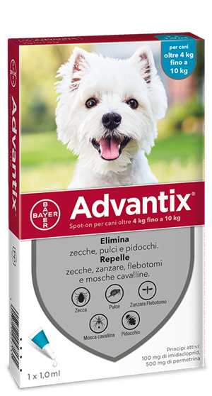 ADVANTIX SPOT ON*1PIP 4-10KG - farmaciabianca.it