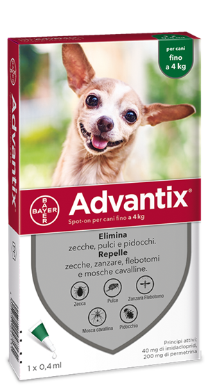 ADVANTIX SPOT ON*1PIP 0-4KG - farmaciabianca.it