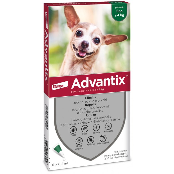 ADVANTIX SPOT ON*6PIP 0-4KG - farmaciabianca.it