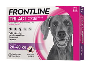 FRONTLINE TRI-ACT*3PIP 20-40KG - farmaciabianca.it