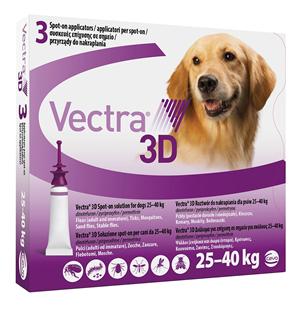 VECTRA 3D*3PIP 25-40KG VIOLA - farmaciabianca.it