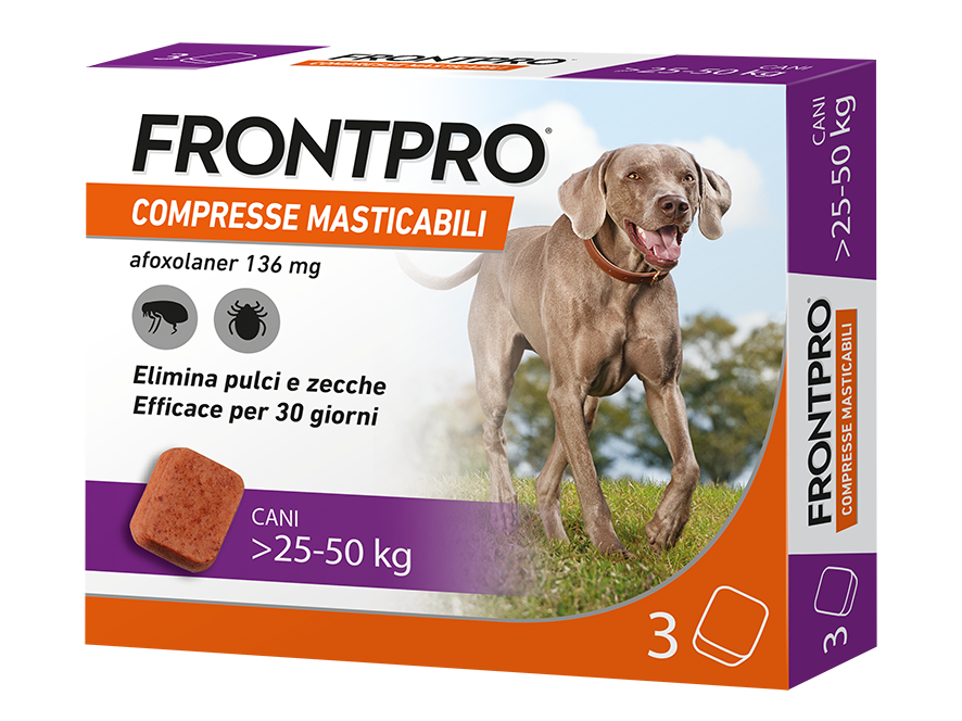 FRONTPRO*3CPR 25-50KG 136MG - farmaciabianca.it
