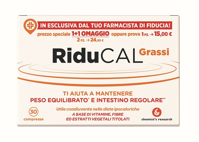 RIDUCAL GRASSI 30 COMPRESSE - farmaciabianca.it