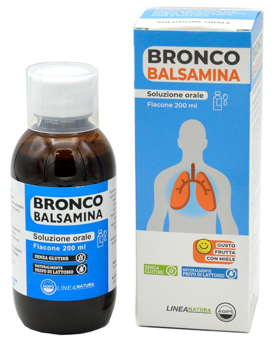 BRONCOBALSAMINA SOLUZIONE ORALE 200 ML GUSTO FRUTTA CON MIELE - farmaciabianca.it