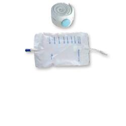 SACCA RACCOGLI URINA DA GAMBA PER INCONTINENZA IN PVC 750 ML TUBO RACCORDO DIRITTO 30 CM+RUBINETTO SCARICO+VALVOLA ANTIREFLUSSO+2 FASCE A BOTTONI 10 PEZZI - farmaciabianca.it