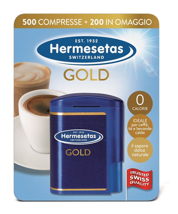 HERMESETAS GOLD 500+200 COMPRESSE 35 G - farmaciabianca.it