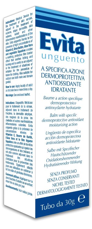 EVITA UNGUENTO A SPECIFICA AZIONE DERMOPROTETTIVA ANTIOSSIDANTE IDRATANTE 30 ML - farmaciabianca.it