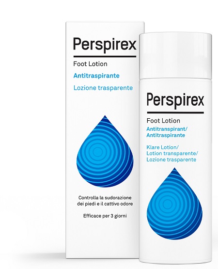 PERSPIREX FOOT LOTION ANTITRASPIRANTE LOZIONE TRASPARENTE SUDORAZIONE E CATTIVO ODORE PIEDI 100 ML - farmaciabianca.it