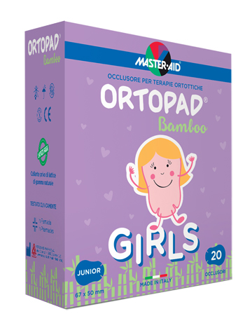 CEROTTO OCULARE PER ORTOTTICA ORTOPAD GIRLS JUNIOR 5X6,7 20 PEZZI - farmaciabianca.it