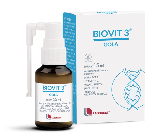 BIOVIT 3 GOLA 1 FIALA 15 ML SPRAY - farmaciabianca.it