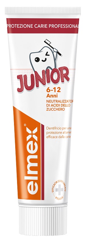 ELMEX JUNIOR PROFESSIONAL DENTIFRICIO 75 ML - farmaciabianca.it