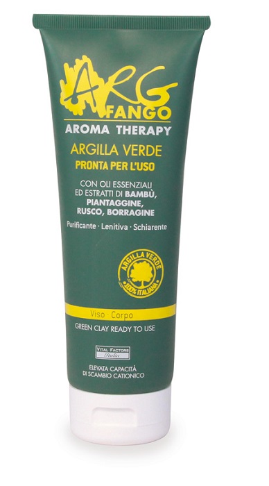 ARGFANGO AROMA THERAPY ARGILLA VERDE PRONTA PER L'USO PER VISO E CORPO 250 ML - farmaciabianca.it