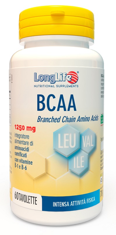 LONGLIFE BCAA 1250 MG 60 TAVOLETTE - farmaciabianca.it