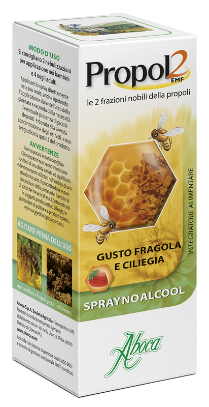 PROPOL2 EMF SPRAY NO ALCOOL FRAGOLA E CILIEGIA 30 ML - farmaciabianca.it