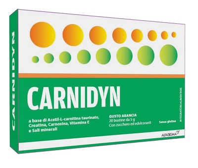 CARNIDYN 20 BUSTINE DA 5 G GUSTO ARANCIA - farmaciabianca.it